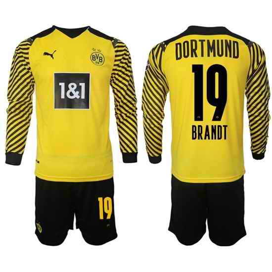 Men Borussia Dortmund Long Sleeve Soccer Jerseys 505